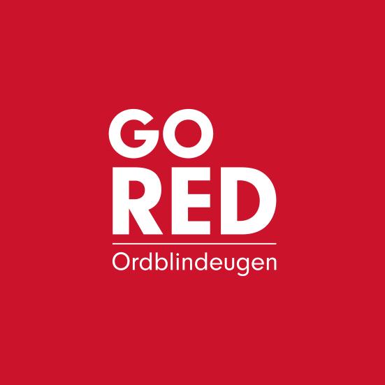 Go Red ordblindeugen