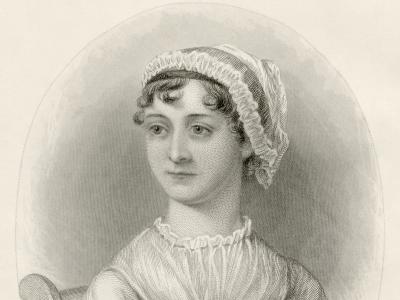 Portræt af Jane Austen, fra J. E. Austen-Leighs erindringer 1870.