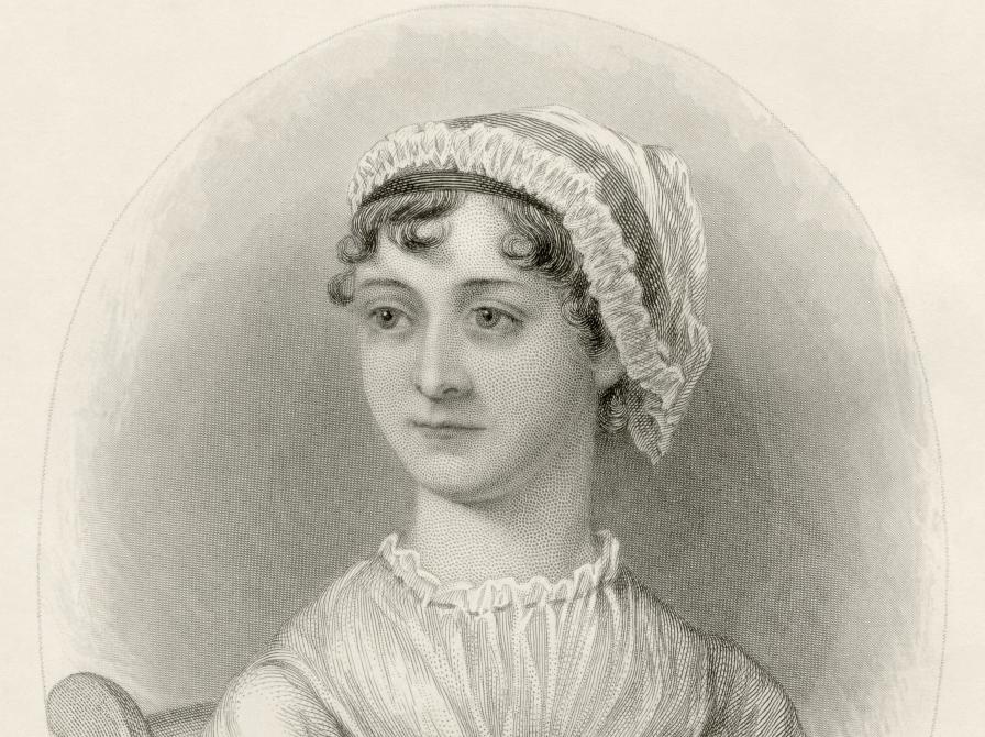 Portræt af Jane Austen, fra J. E. Austen-Leighs erindringer 1870.