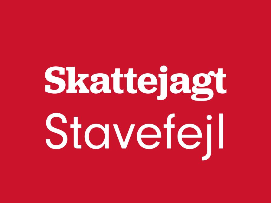 Skattejagt stavefejl